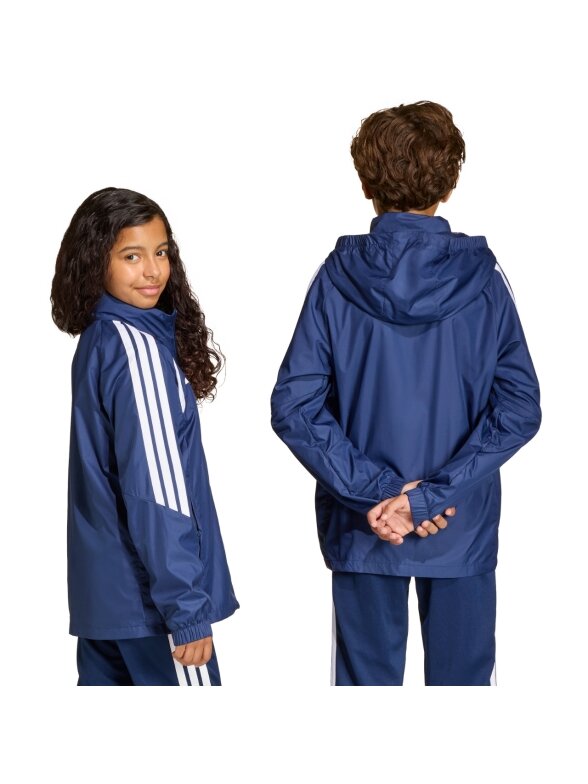 Adidas Tiro 26 League Windbreaker vaikams tamsiai mėlyna JY9725 2 Adidas Tiro 26 League Windbreaker vaikams tamsiai mėlyna JY9725 2