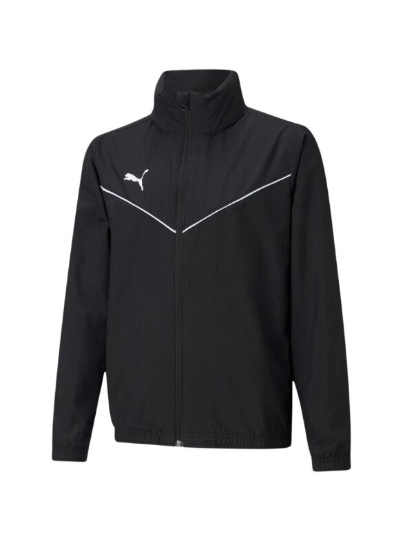 Puma teamRISE striukė All Weather vaikiška, juoda 657402 03 Puma teamRISE striukė All Weather vaikiška, juoda 657402 03