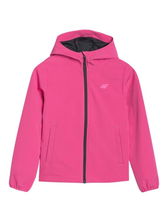4F softshell striukė mergaitėms F305 rožinė 4FJWSS25TSOFF305 54S 1