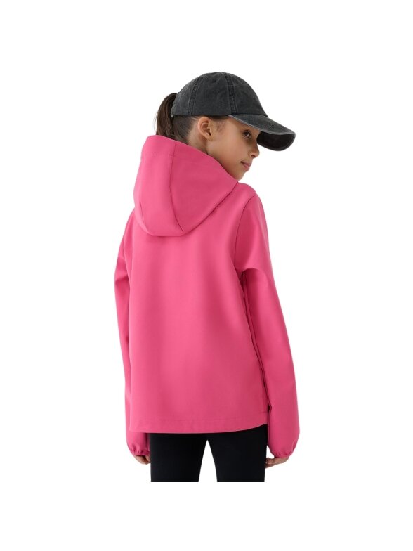 4F softshell striukė mergaitėms F305 rožinė 4FJWSS25TSOFF305 54S 2