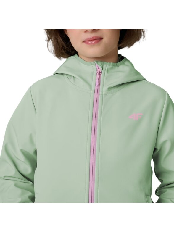 4F F478 mergaitių softshell striukė mėtų spalvos 4 4F F478 mergaitių softshell striukė mėtų spalvos 4