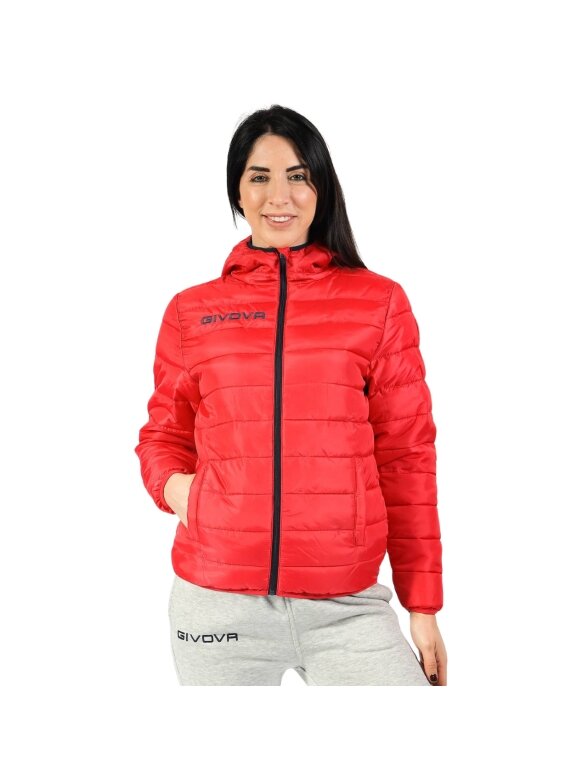 Givova Olanda striukė raudona ir tamsiai mėlyna G013 1204