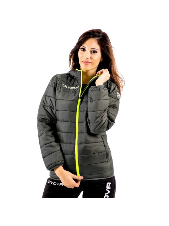Givova Olanda striukė pilka ir laimo fluo G013 2319 2