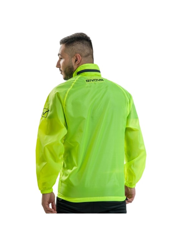 Givova Rain Basico Fluo striukė geltona RJ001 0019 2