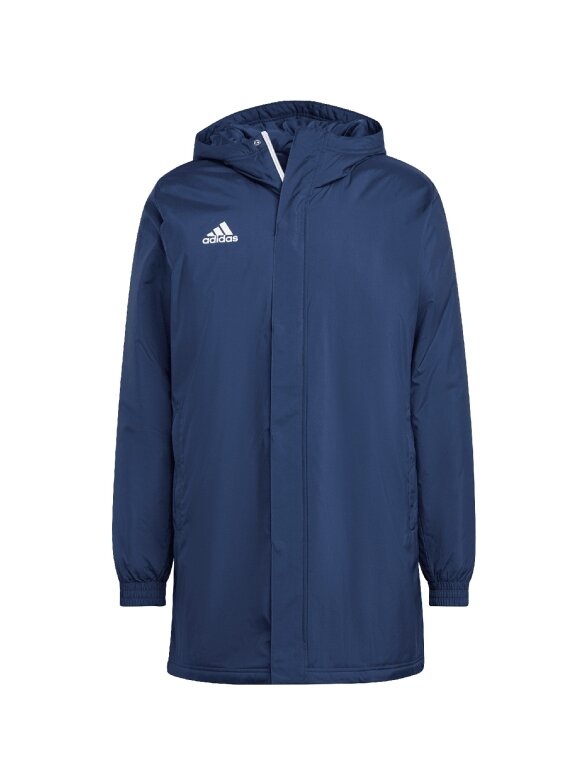 Vyriška Adidas Entrada 22 stadiono striukė, tamsiai mėlyna IB6077 Vyriška Adidas Entrada 22 stadiono striukė, tamsiai mėlyna IB6077