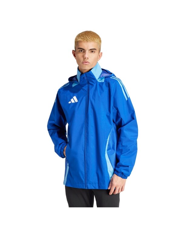 Adidas Tiro 24 Competition vyriška striukė bet kokiam orui, mėlyna IR7561 2 Adidas Tiro 24 Competition vyriška striukė bet kokiam orui, mėlyna IR7561 2