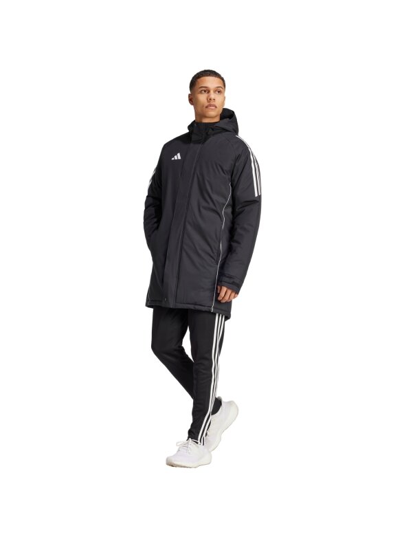 Vyriška Adidas Tiro 24 Stadium Parka striukė, juoda ir balta IJ7391 4 Vyriška Adidas Tiro 24 Stadium Parka striukė, juoda ir balta IJ7391 4