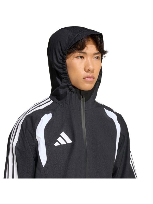 adidas Tiro 26 Rain lietaus striukė vyrams juoda JJ2969 3