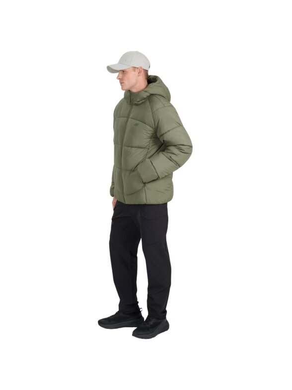4F vyriška stėgta striukė khaki M0708 43S 6 4F vyriška stėgta striukė khaki M0708 43S 6