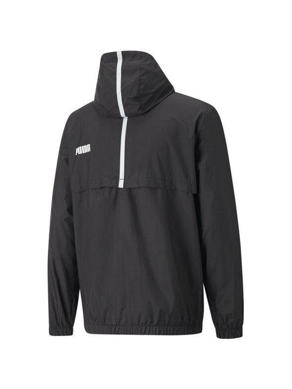 Puma ESS+TAPE Windbreaker vyriška striukė juoda 847477 01 1 Puma ESS+TAPE Windbreaker vyriška striukė juoda 847477 01 1