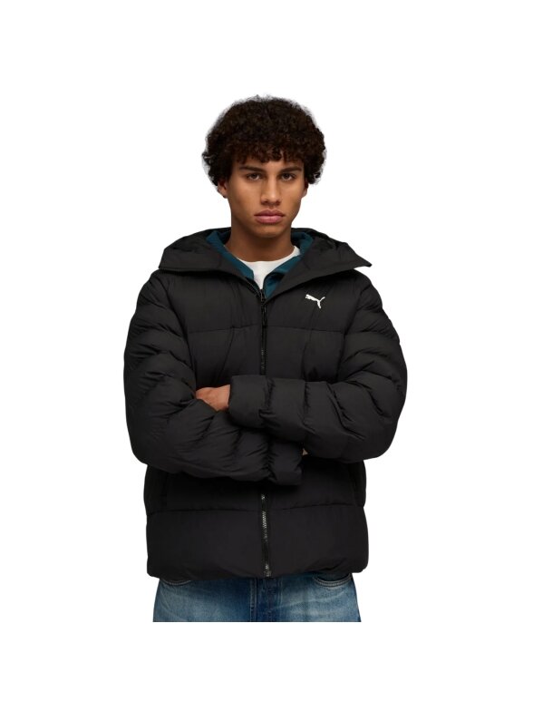 Puma Mono Hooded vyriška juoda striukė 688367 01 Puma Mono Hooded vyriška juoda striukė 688367 01
