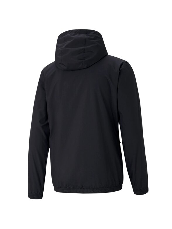Puma teamRISE All Weather Jacket vyriška striukė juoda 657396 03 1 Puma teamRISE All Weather Jacket vyriška striukė juoda 657396 03 1