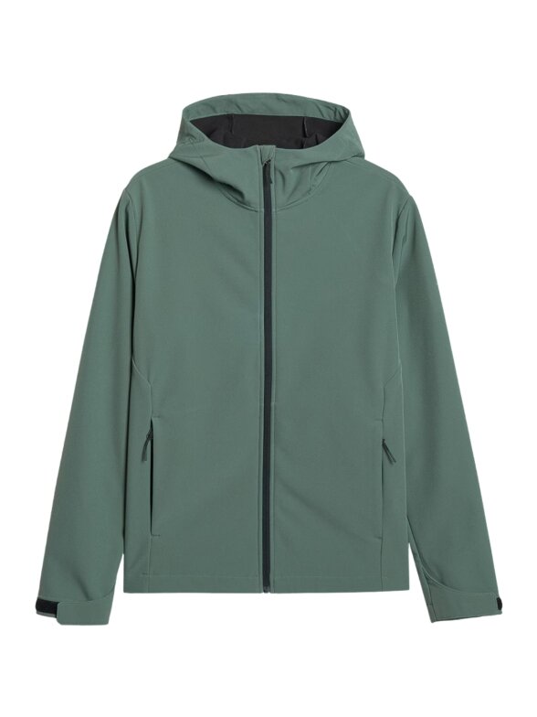 4F vyriška softshell striukė M362 tamsiai žalia 4FWAW25TSOFM362 40S 1