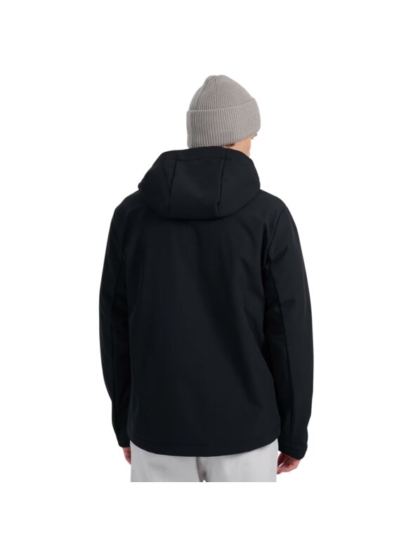 4F vyriška softshell striukė M362 giliai juoda 2