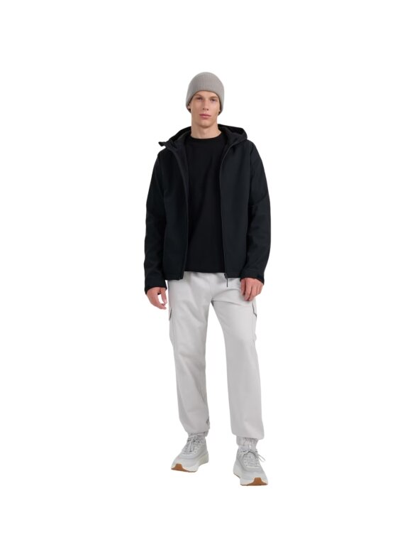 4F vyriška softshell striukė M362 giliai juoda 7