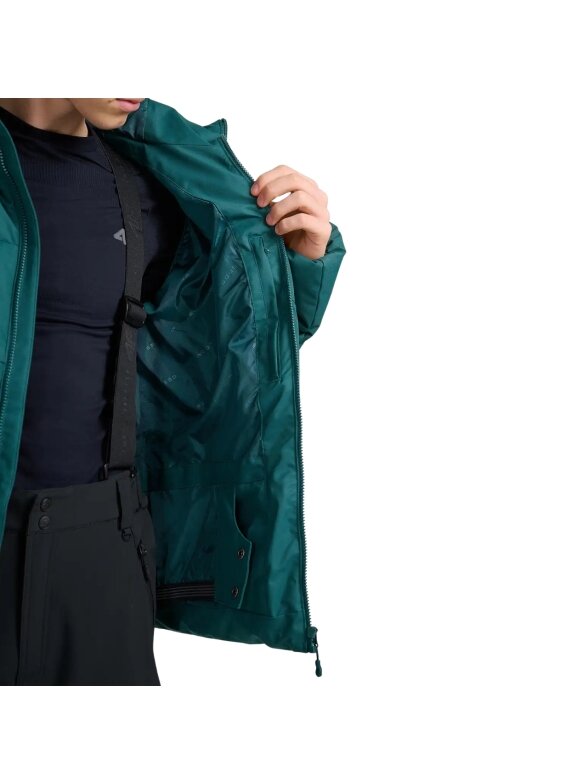 4F vyriška slidinėjimo striukė M0788 tamsiai žalia 40S 4 4F vyriška slidinėjimo striukė M0788 tamsiai žalia 40S 4