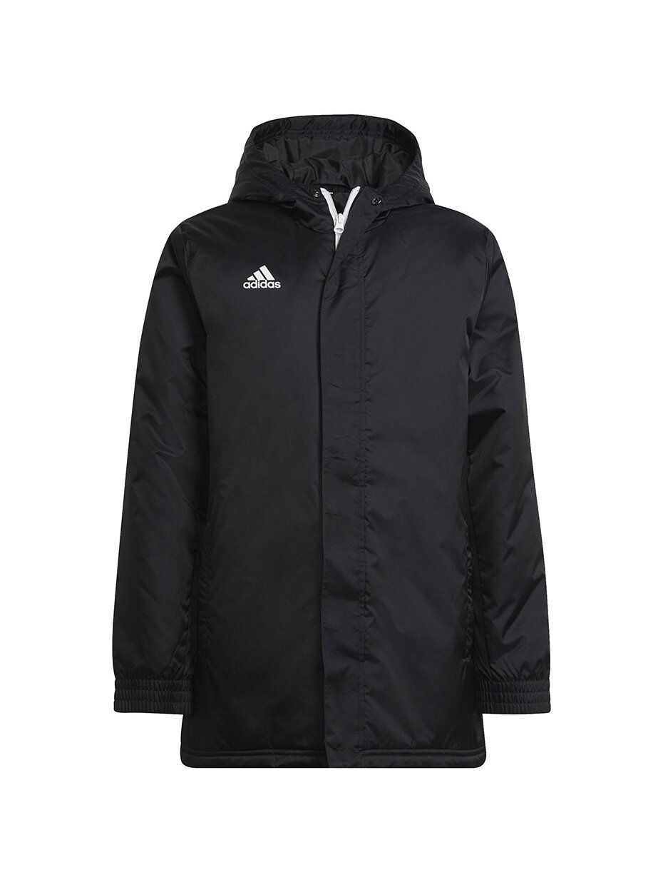 Adidas Entrada 22 Stadium vaikiška striukė, juoda H57569 Adidas Entrada 22 Stadium vaikiška striukė, juoda H57569