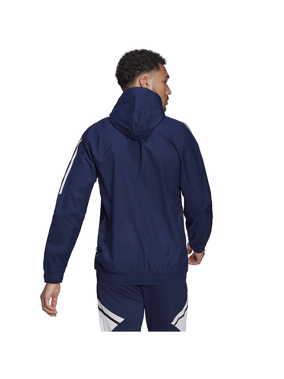 Vyriška striukė Adidas Condivo 22 striukė bet kokiam orui, tamsiai mėlyna HA6266 2 Vyriška striukė Adidas Condivo 22 striukė bet kokiam orui, tamsiai mėlyna HA6266 2