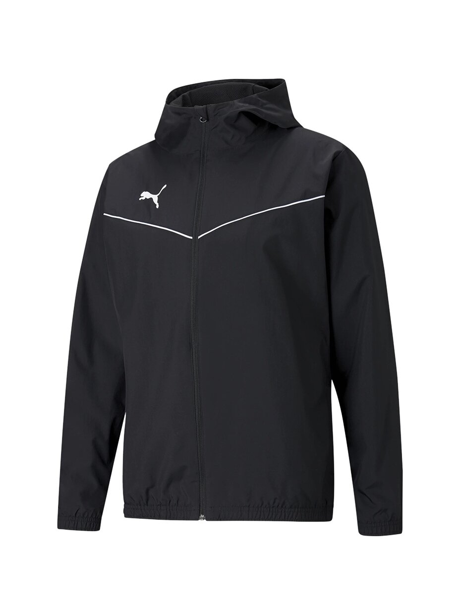 Puma teamRISE All Weather Jacket vyriška striukė juoda 657396 03 Puma teamRISE All Weather Jacket vyriška striukė juoda 657396 03
