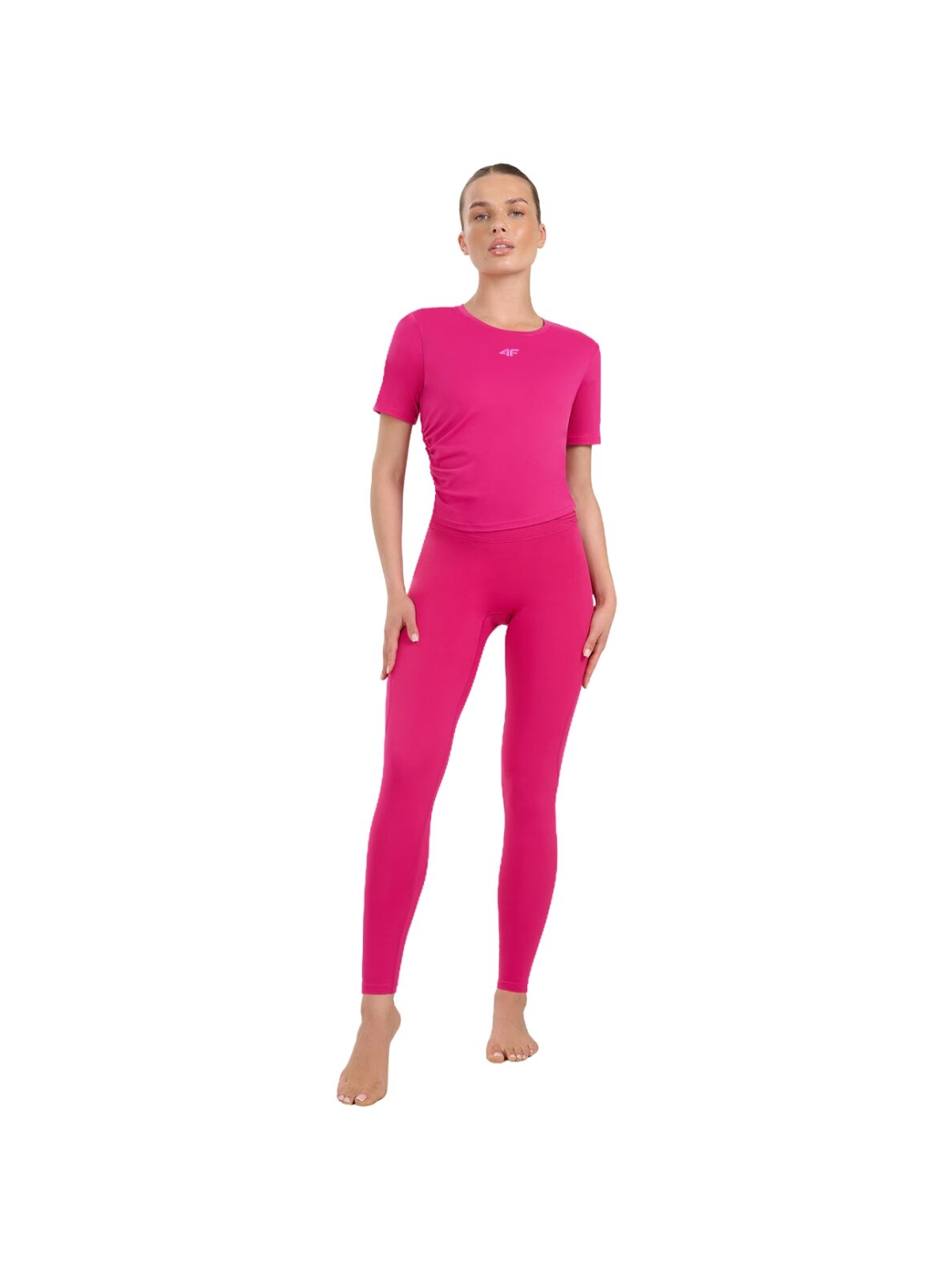 4F Moterims Legginsy FNK F369 Rožiniai 5 4F Moterims Legginsy FNK F369 Rožiniai 5