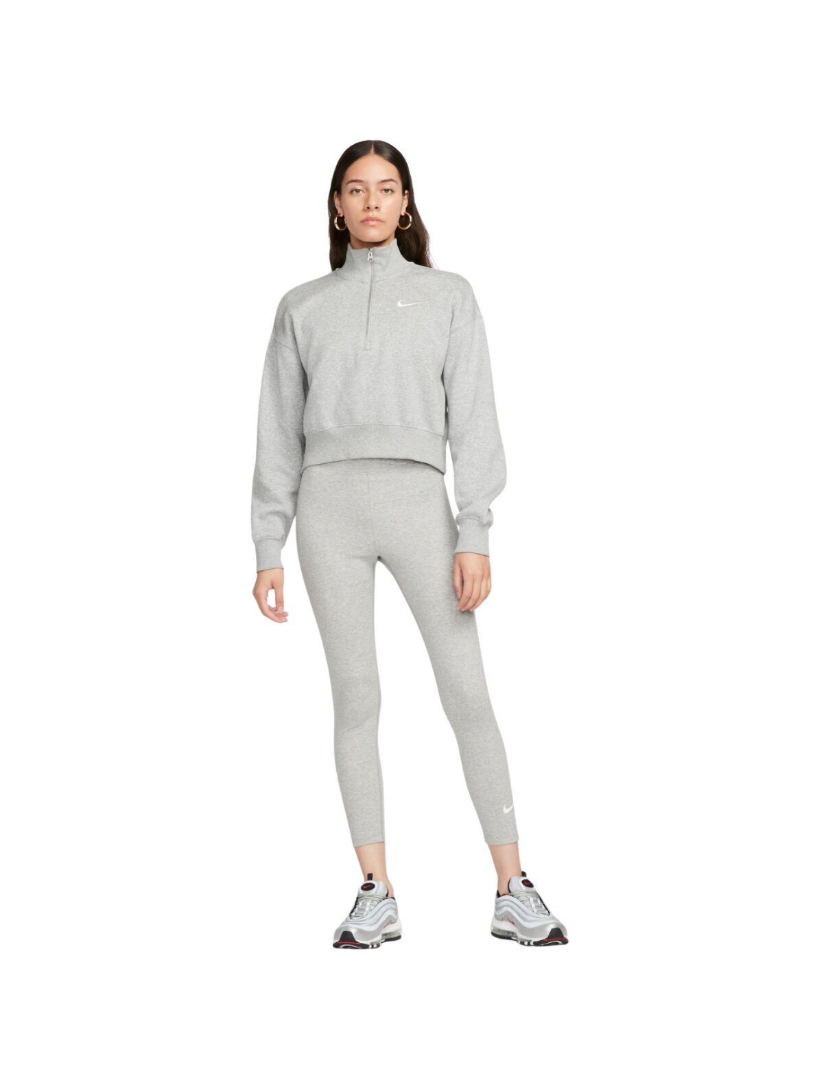 Nike Sportswear Classic tamprės moterims pilkos DV7789 063 3 Nike Sportswear Classic tamprės moterims pilkos DV7789 063 3