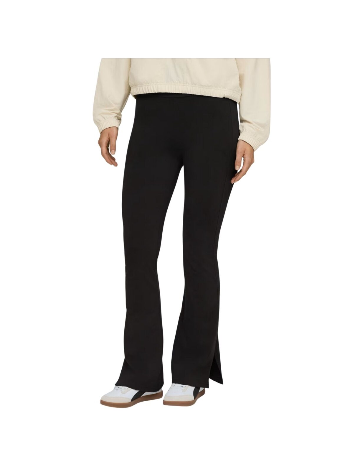 Puma moterims leginsai Ess High-Waist Flared juodi 688156 01