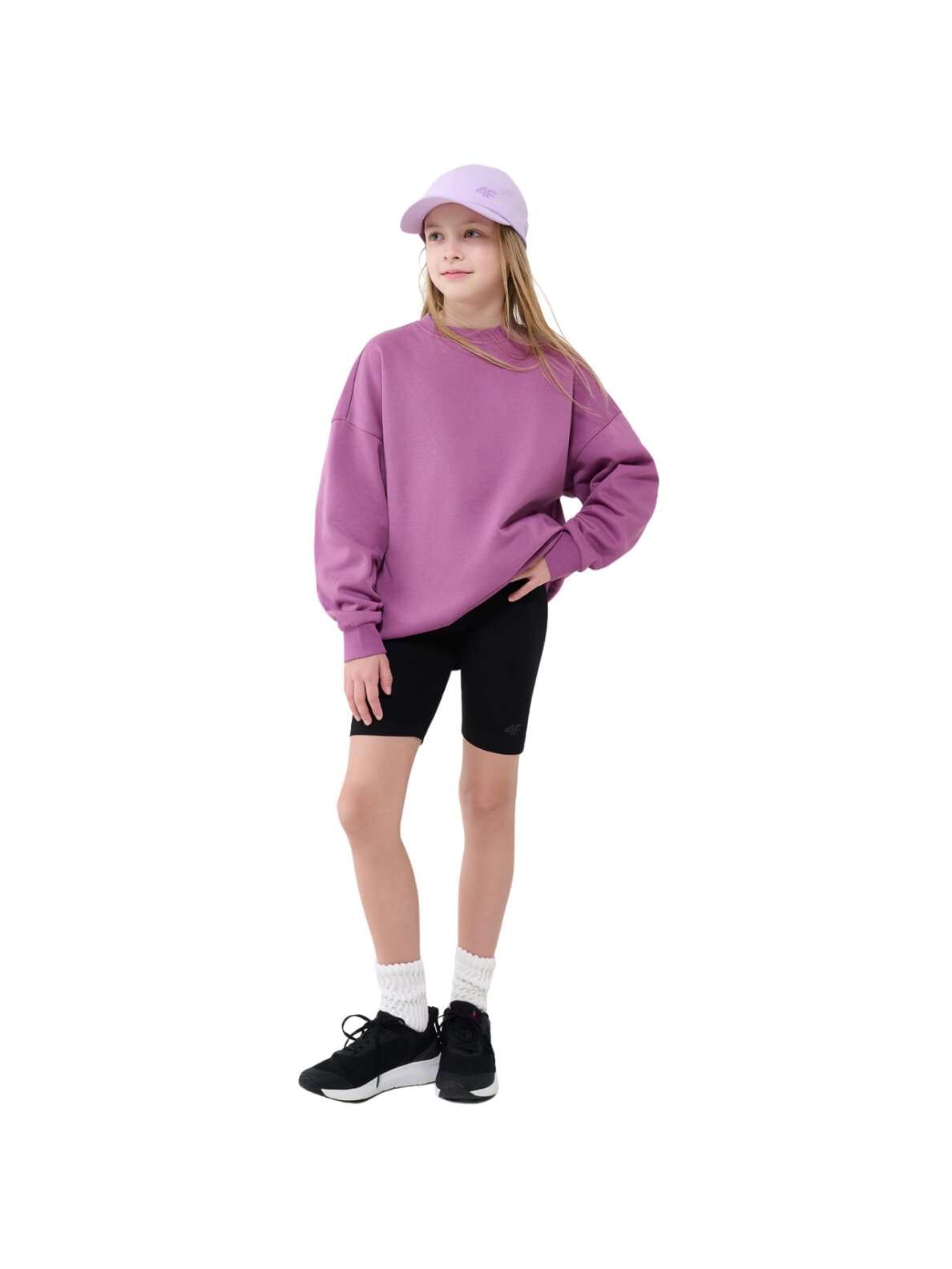 4F moterims sportinės leginsai CAS F014 juoda 4
