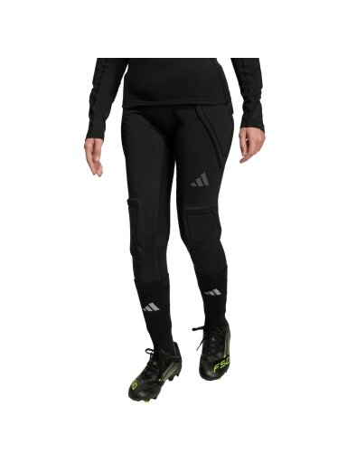 Adidas vaikų vartininko tamprės Padded Baselayer Long Tight juodos JZ9225