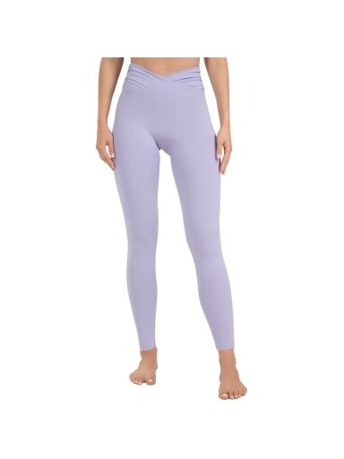 4F moterims Legginsy FNK F369 šviesiai violetinės spalvos XS