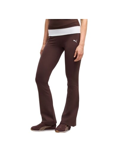 Puma moteriškos tamprės Ess High-Waist Flared, rudos 631542 33