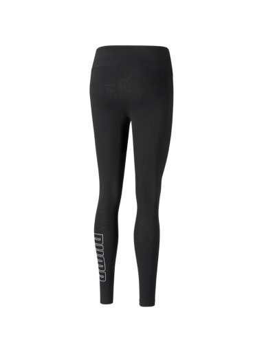 Puma Power Logo moteriški antblauzdžiai juodi 589544 51