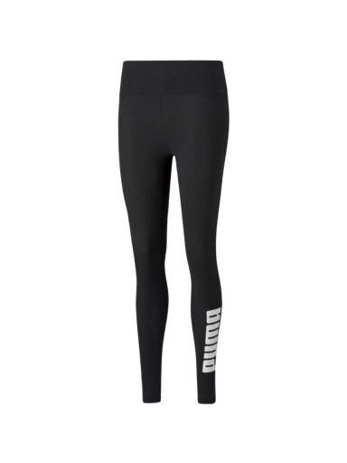 Puma Power Logo moteriški antblauzdžiai juodi 589544 51