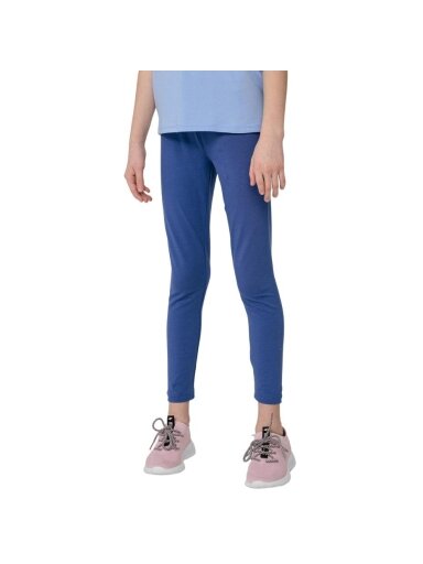 Blauzdinės mergaitėms 4F mėlynos HJL22 JLEG001 33S