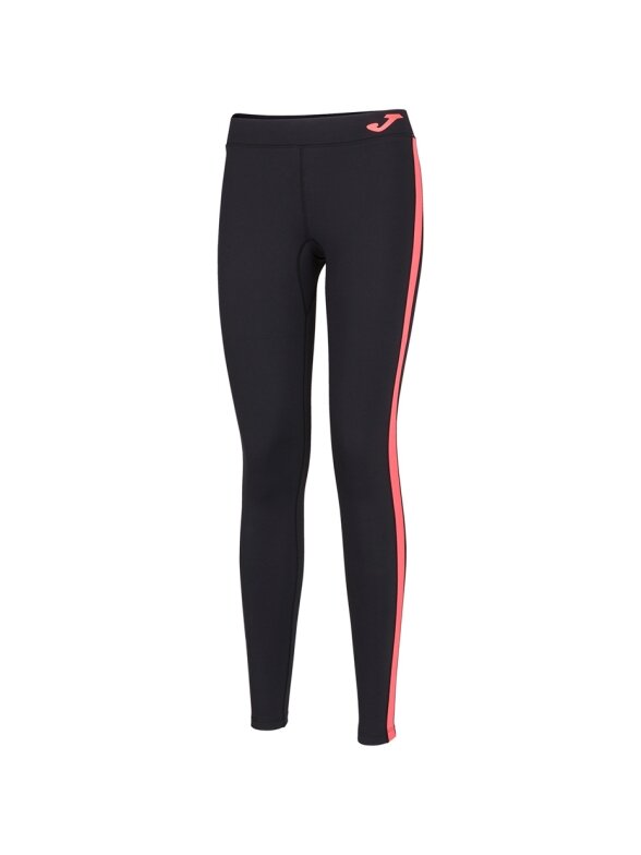 Joma Ascona Long Tight moteriškos antblauzdžiai juodos ir rožinės spalvos 901127.119 Joma Ascona Long Tight moteriškos antblauzdžiai juodos ir rožinės spalvos 901127.119