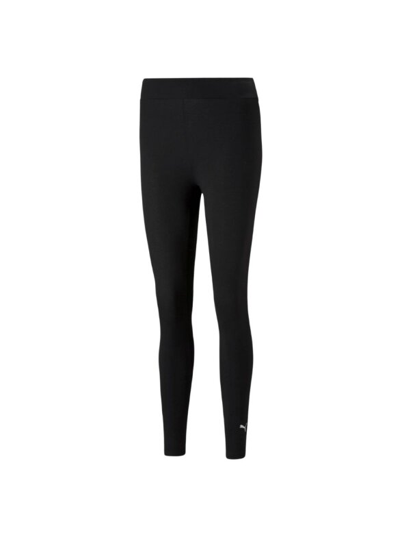 Puma ESS Logo moteriški antblauzdžiai juodi 586832 51 Puma ESS Logo moteriški antblauzdžiai juodi 586832 51
