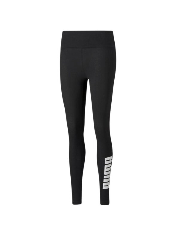 Puma Power Logo moteriški antblauzdžiai juodi 589544 51