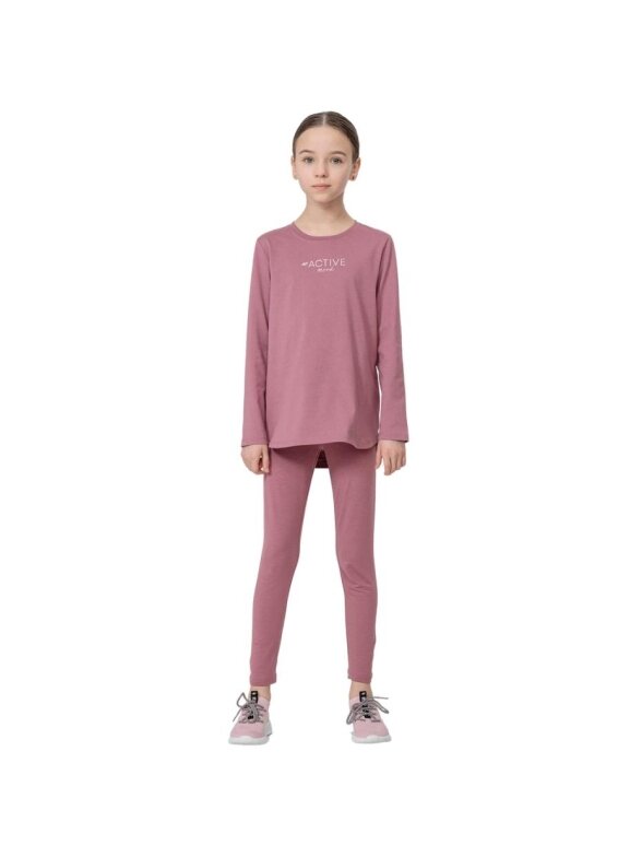 Antblauzdžiai mergaitėms 4F Burgundy HJL22 JLEG001 60S 3 Antblauzdžiai mergaitėms 4F Burgundy HJL22 JLEG001 60S 3