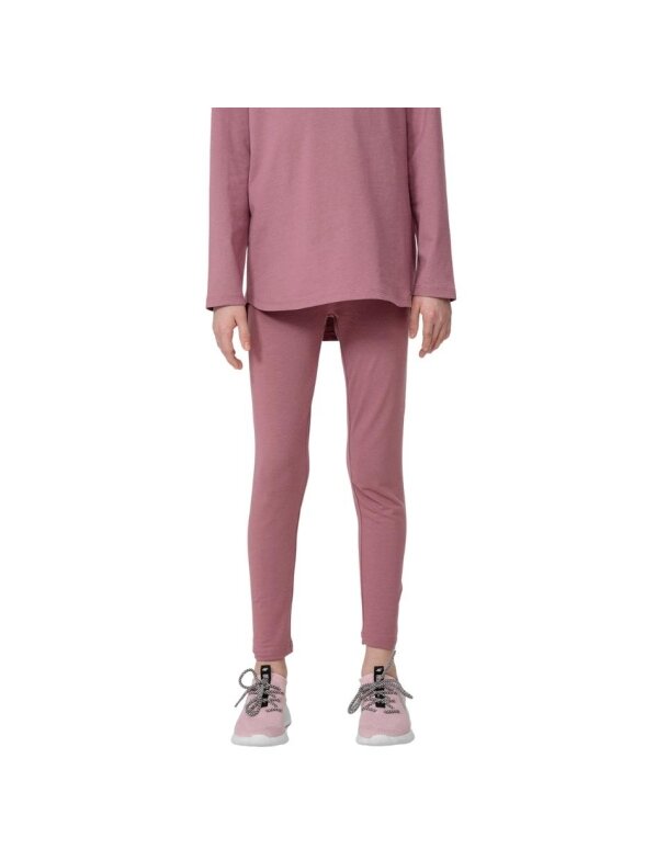 Antblauzdžiai mergaitėms 4F Burgundy HJL22 JLEG001 60S Antblauzdžiai mergaitėms 4F Burgundy HJL22 JLEG001 60S