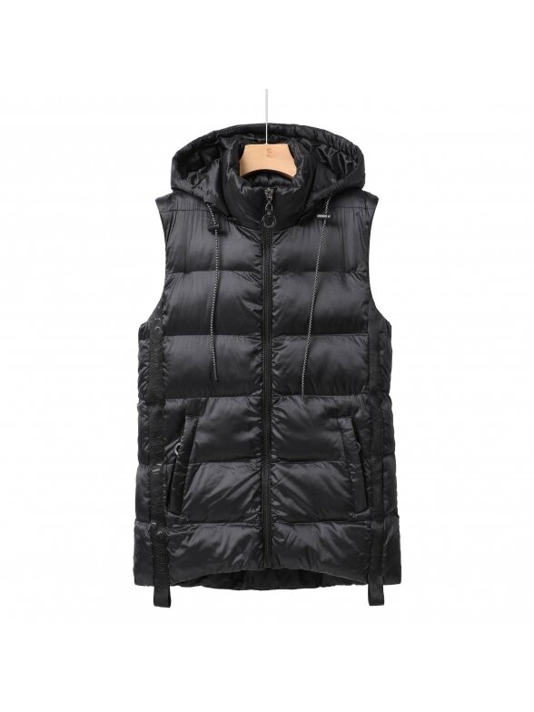 Glo-Story liemenė moterims juoda 3868-2 Glo-Story liemenė moterims juoda 3868-2