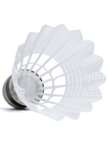 Badmintono volai plastikiniai TB017 Teloon SMJ 6 vnt. balti Badmintono volai plastikiniai TB017 Teloon SMJ 6 vnt. balti
