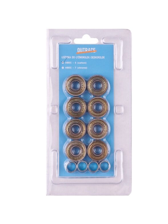 Outrace Abec-5 anglies guoliai 8 vnt. Outrace Abec-5 anglies guoliai 8 vnt.