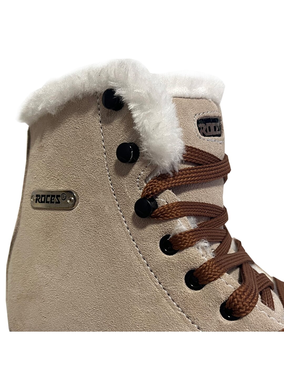 Roces Suede Eco-Fur dailiosios pačiūžos smėlio ir rudos spalvos 450702 00001 4 Roces Suede Eco-Fur dailiosios pačiūžos smėlio ir rudos spalvos 450702 00001 4