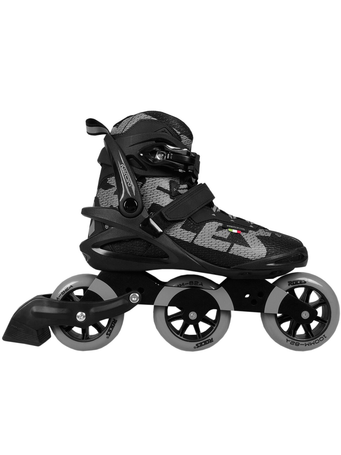 Roces Neon Tif pačiūžos juodos ir pilkos spalvosE 400879 00001 1 Roces Neon Tif pačiūžos juodos ir pilkos spalvosE 400879 00001 1