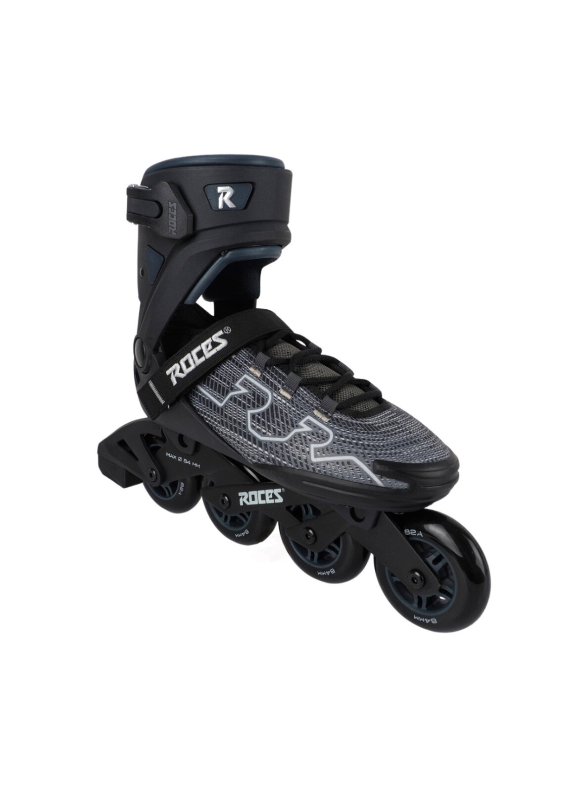 Roces R-Evo 84 riedlentės vyrams juodos-pilkos spalvos