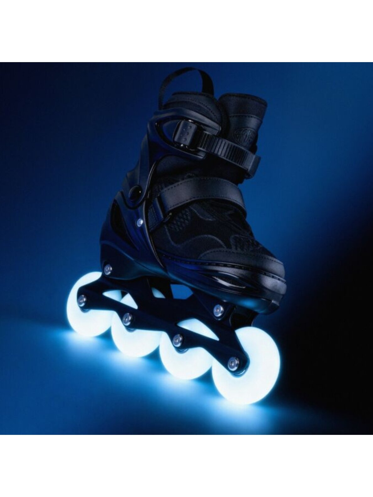 Spokey Firefly riedučiai juodai balti 6 Spokey Firefly riedučiai juodai balti 6