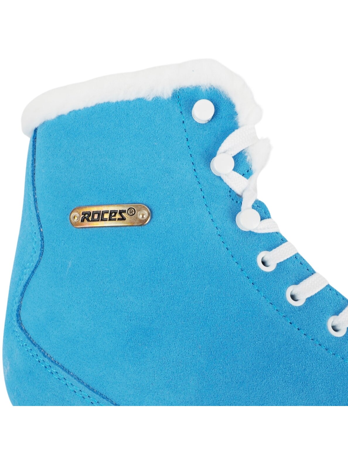 Roces Suede Eco-Fur dailiojo čiuožimo pačiūžos mėlynos-baltos 450702 004 4