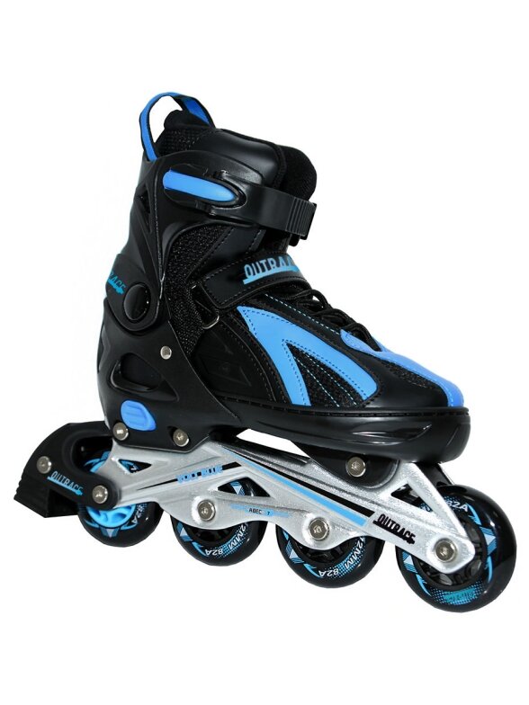 Outrace Volt Blue pačiūžos, juodos ir mėlynos spalvos PW-126B-9 Outrace Volt Blue pačiūžos, juodos ir mėlynos spalvos PW-126B-9