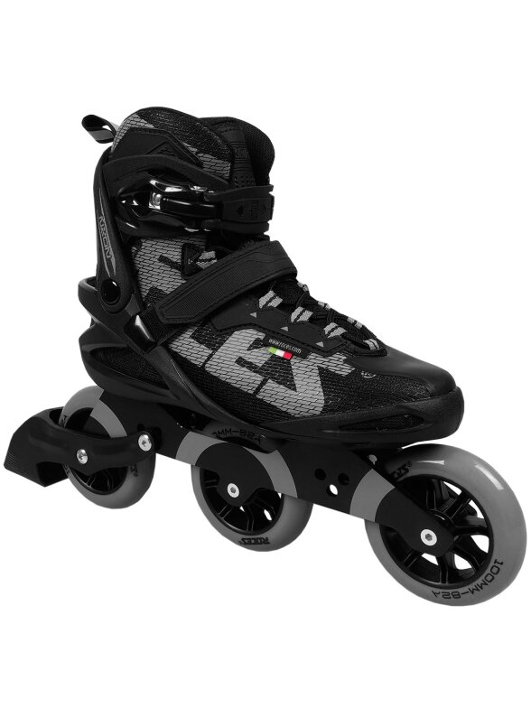 Roces Neon Tif pačiūžos juodos ir pilkos spalvosE 400879 00001 Roces Neon Tif pačiūžos juodos ir pilkos spalvosE 400879 00001