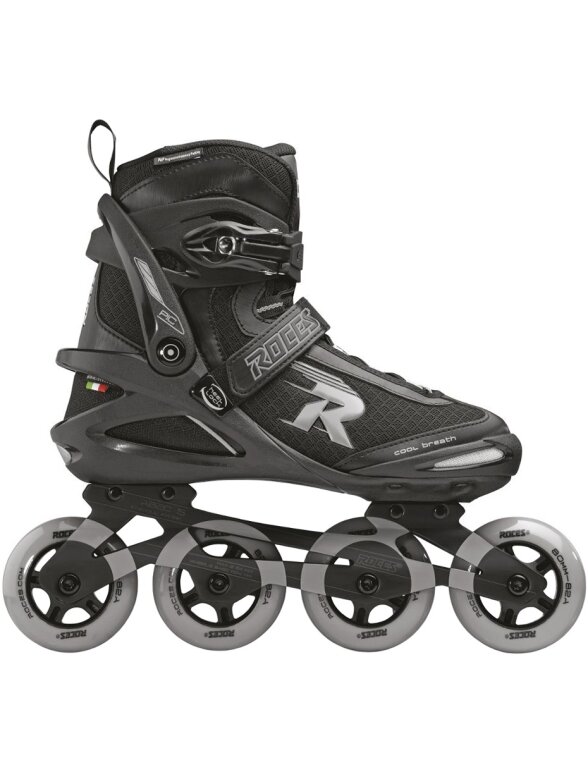 Roces Pic Tif Skates Vyriškos pačiūžos juodos ir pilkos spalvos 400851 01 Roces Pic Tif Skates Vyriškos pačiūžos juodos ir pilkos spalvos 400851 01