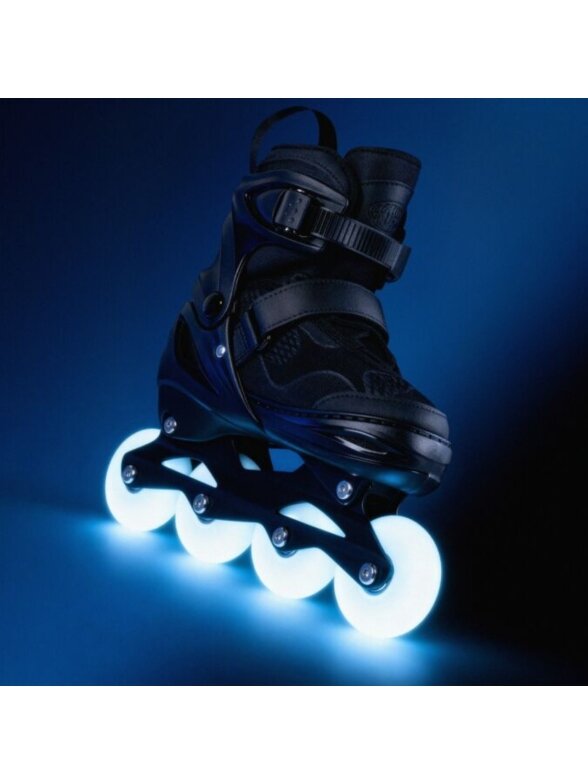 Spokey Firefly riedučiai juodai balti 6